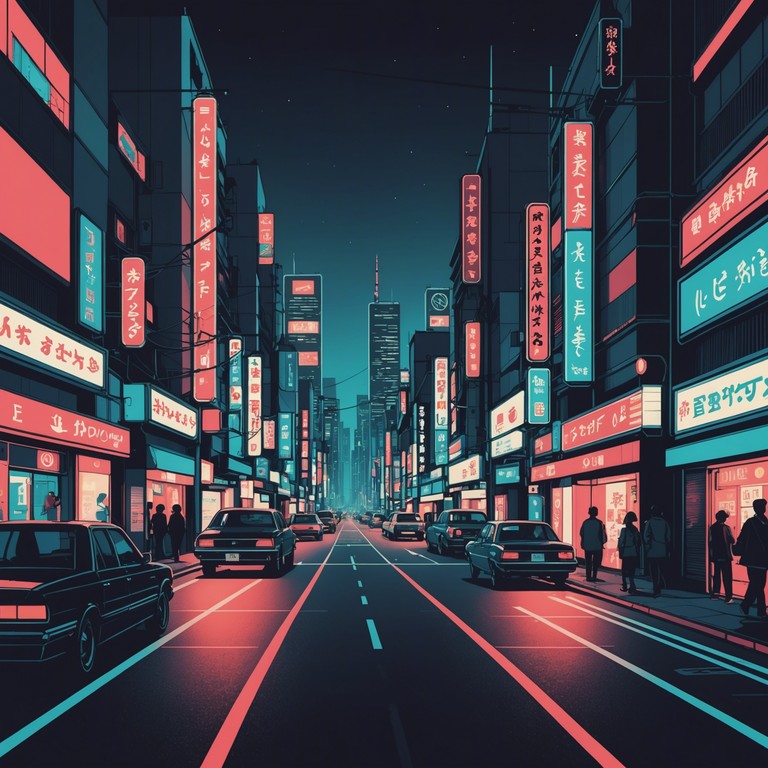 A journey through the bustling streets of tokyo expressed in enigmatic tunes and contemporary j pop rhythms. The music captures the vibrant life and mysterious side of the city, intertwining traditional japanese instruments with modern pop structures to create a unique auditory experience that feels both new and familiar.