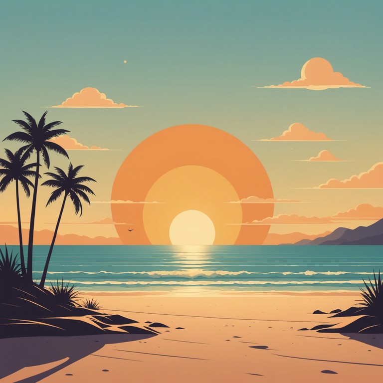 This composition is a serene musical portrait, providing a soundtrack for late afternoon relaxation under a sunsetting sky. The meld of traditional sounds and calm rhythms form a soul soothing piece that transports the listener to a picturesque beach environment.