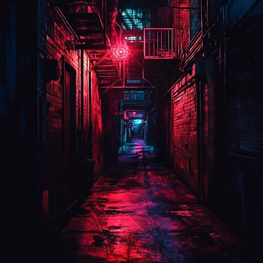 An instrumental track featuring gritty electric guitar riffs paired with a pulsating drumbeat, creating a haunting ambience that typifies the essence of blues rock. Raw energy oozes through each note, capturing the spirit of a midnight alley under neon lights, filled with tension and edge.