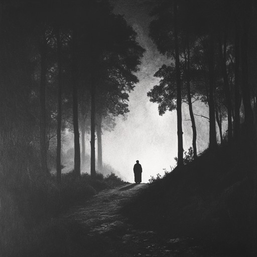 An instrumental piece that captures the intense atmosphere of dark folk traditions, weaving together haunting melodies and rich textures to evoke images of shadowed forests and ancient tales.