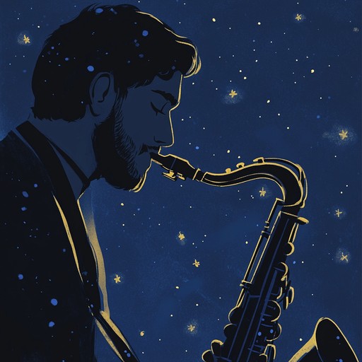 This instrumental piece features lush arrangements that evoke deep yearning and passionate yearning. A smooth, expressive saxophone leads the ensemble, weaving through layers of warm, tender harmonies and gently pulsating rhythms. The music flows emotively, creating an introspective atmosphere, pulling the listener into a narrative of longing and reflection.