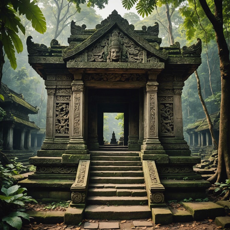 Imagine a song that feels like it resounds through the archaeological ruins of an ancient civilization, capturing the mystical and spiritual essence of a time long vanished. This track uses the blend of traditional instrumental sounds to teleport the listener back to a sacred ceremony, echoing the depth of human history through the power of music.