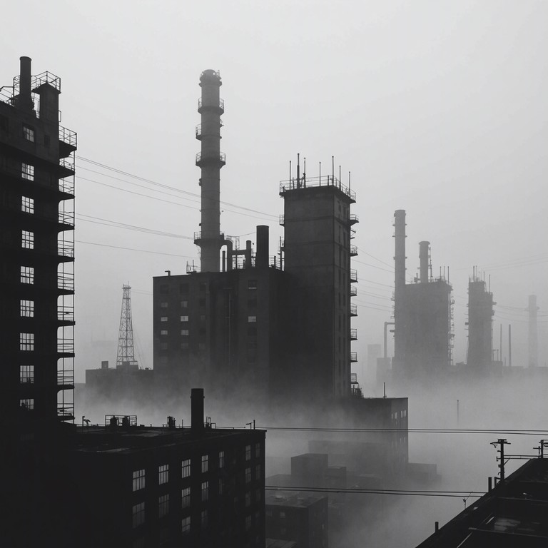 Exploring the depth of isolation within an industrial framework, this track uses an electric guitar to lead a journey through abandoned factories, where every note echoes the whispers of forgotten spaces.