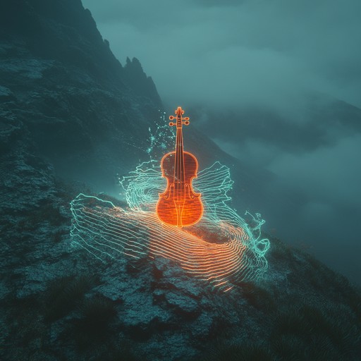 An instrumental track that blends driving electronic rhythms with traditional celtic instruments like the fiddle and bagpipes, creating a lively and dance inducing sound that bridges the old and new.