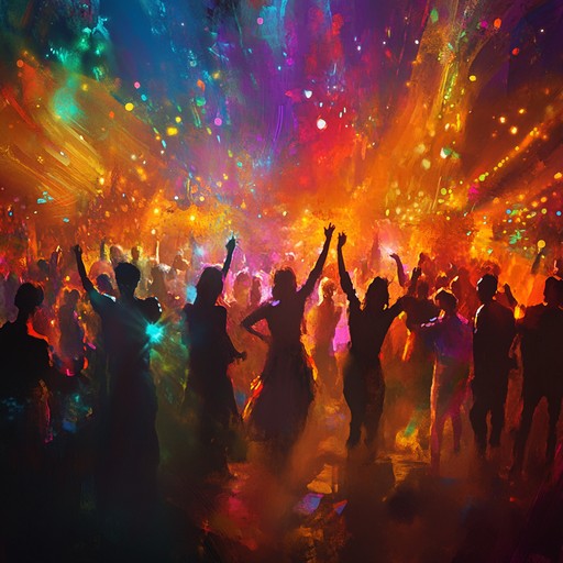 Infectious house beats combined with emphatic jazz saxophone lines create an exhilarating and joyful dance experience. Listeners are taken on a high energy journey, driven by syncopated rhythms and upbeat electronic elements, producing an ecstatic vibe that compels movement and happiness.