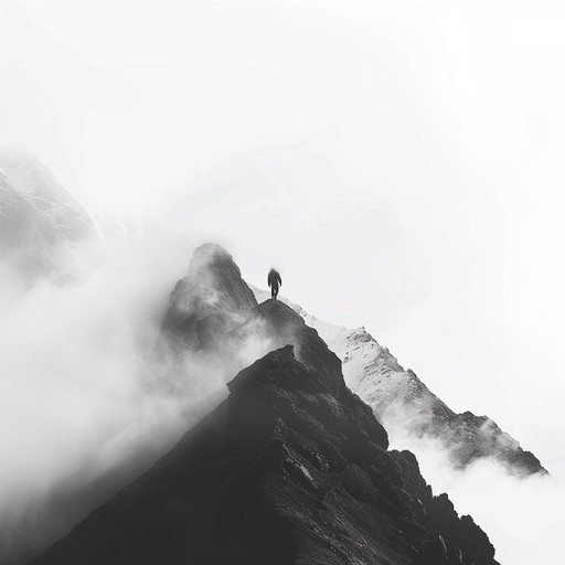 Embark on a calming auditory journey with "misty mountain solitude," an instrumental track that captures the ethereal beauty of a fog-covered mountain at dawn. This soundscape blends ambient tones with subtle melodic elements to evoke a sense of peace and isolation atop a mystical mountain.