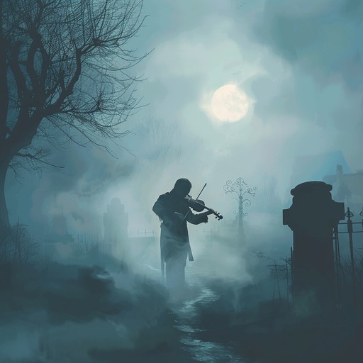 A dark and melancholic instrumental ballad, featuring a haunting violin melody that weaves through an ethereal and atmospheric backdrop. This piece evokes feelings of longing and sorrow, perfect for introspective moments or dramatic storytelling.