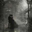 a haunting waltz echoes through an abandoned ballroom