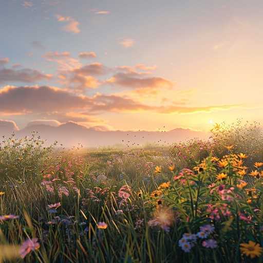 A gentle composition featuring soft piano and serene strings, immersing listeners in a calming meadow bathed in morning light. This piece highlights delicate interplay between the piano and strings, creating an atmosphere of peaceful reflection, akin to nature’s quiet whispers. Perfect for moments of introspection and relaxation.