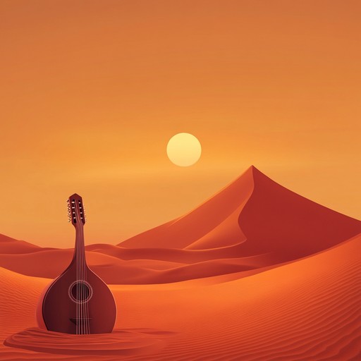 An instrumental piece featuring soulful melodies that evoke the beauty and cultural richness of middle eastern landscapes during a warm sunset, bringing feelings of nostalgia and connection.