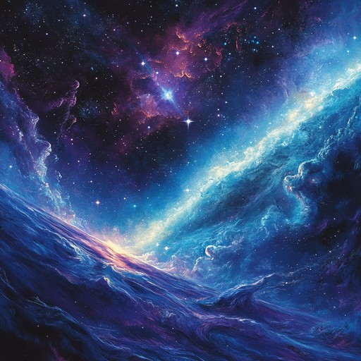 Dive into an ocean of cosmic sounds with lush synthesizer layers and dreamy atmospheres, evoking the sensation of floating through the stars. This track captures the essence of a cosmic exploration, perfect for meditative or introspective moments under the night sky