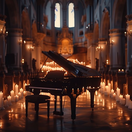 A tribute to the power of faith and love, this piece combines tender gospel harmonies with the soothing touch of jazz. Imagine a candlelit church where the soft notes of a grand piano fill the air, intertwining with delicate saxophone solos. The music aims to bring solace and hope, creating an atmosphere of warmth and comfort.