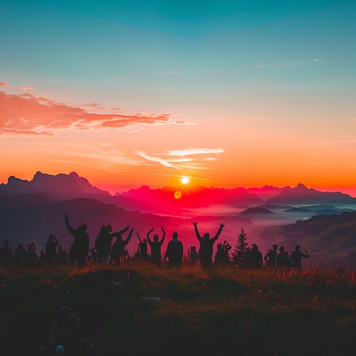 Feel the joyous embrace of a bavarian sunset as this instrumental piece lifts your spirits with traditional german melodies and modern schlager rhythms. Perfect for any celebration or festivity, this track brings euphoric energy and a sense of togetherness.