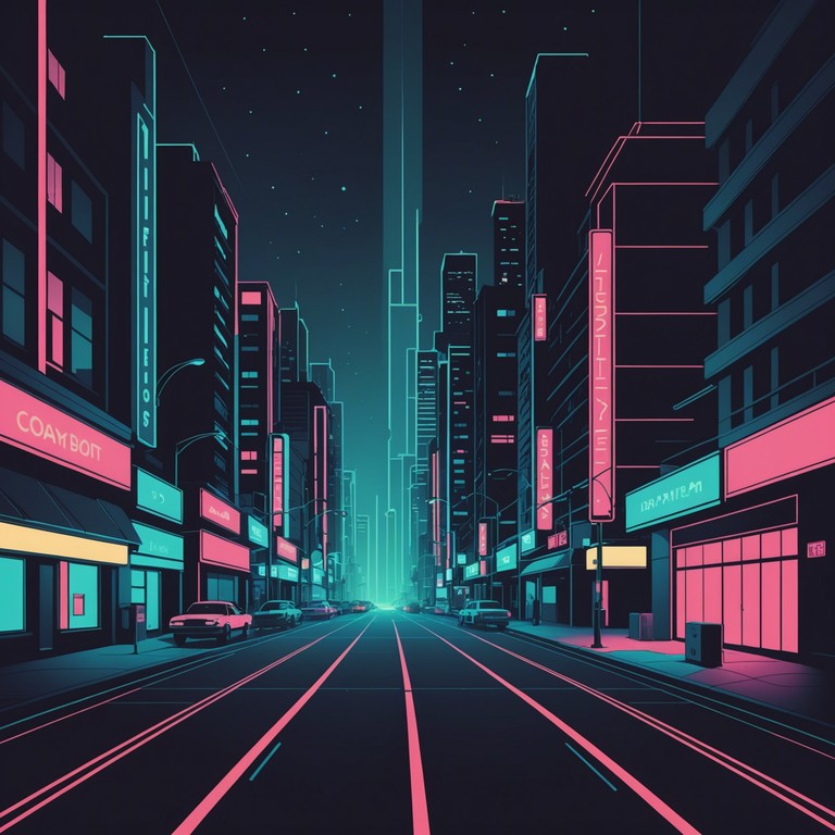 This track combines the gritty essence of the city at night with pulsating electronic beats that mimic the neon glows of urban nightlife. Instruments include deep bass synths and subtle percussive elements that create a soundscape perfect for late night drives or underground club scenes.