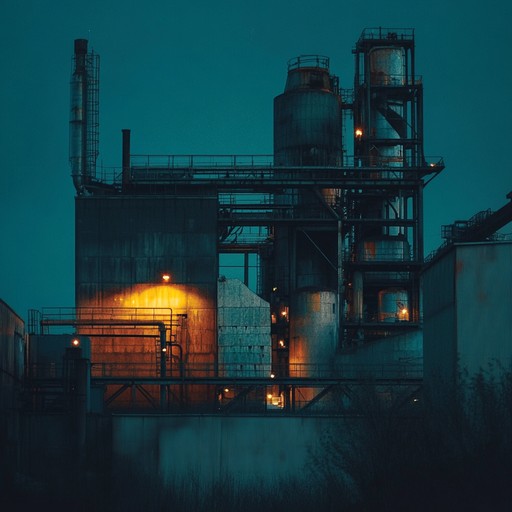 This instrumental track blends brooding industrial soundscapes with intense rock rhythms, combining distorted guitars, heavy drums, and mechanical noises to create a dark, atmospheric journey through a dystopian landscape.