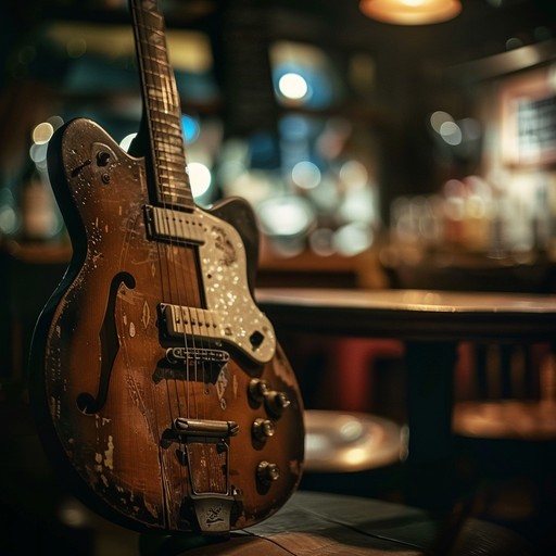 This track features smooth, melodic blues rock elements, drenched in elegant and nocturnal vibes. The lead instrument evokes a sense of sophistication, perfect for late night reflections and cozy gatherings. Minimalist drums and delicate bass lines maintain a steady, unobtrusive presence to support the guitar's flowing melodies.