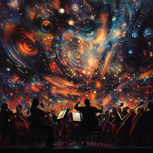 Embark on a mesmerizing orchestral journey with psychedelic soundscapes, cosmic synths, and grandiose compositions, creating an epic and transcendent experience.