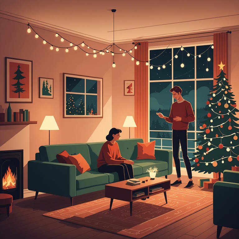 A smooth and sultry holiday instrumental featuring warm, romantic melodies that capture the essence of a peaceful christmas eve. This track is perfect for setting a romantic holiday mood, with a touch of nostalgia created by the soft playing of an electric piano. The music evokes scenes of slow dancing under twinkly lights and intimate moments beside a crackling fire.