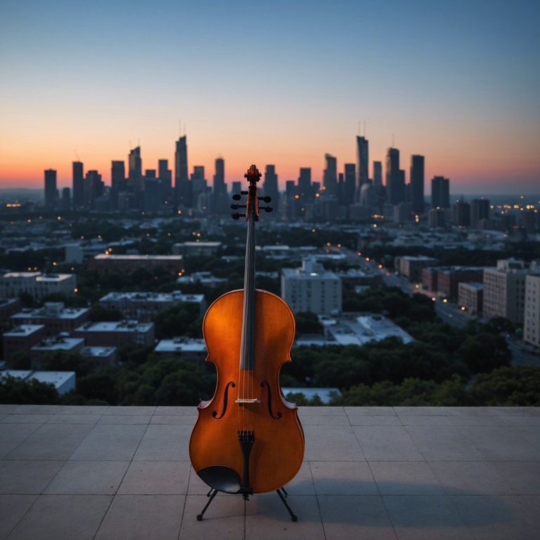 Blending the articulate rhythms of rap with the heavy, distorted guitars typical of metal, creating a sophisticated sonic texture that maintains street credibility and raw energy. A cello contributes to the elegance, reinforcing both the rap and metal elements with its deep, resonant tones.