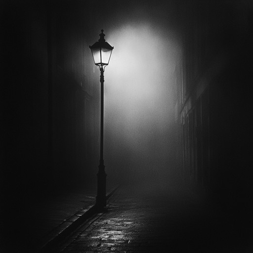 A dark, intimate jazz piece that intertwines delicate, ghostly piano melodies with subtle, eerie saxophone undertones, creating an otherworldly atmosphere that feels both mesmerizing and unsettling. The track paints a sonic portrait of a moonlit, deserted city street where shadows dance to the slow, haunting rhythms.