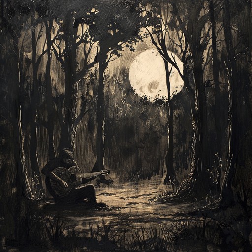 An evocative melody capturing the dark tales of a wandering troubadour. The haunting tones of a lute resonate through eerie forests, as shadows whisper ancient secrets. The music, steeped in medieval charm, unfolds stories of hidden horrors and unsettling mysteries, creating an atmosphere that is both unsettling and captivating.