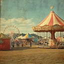 nostalgic instrumental evoking old fashioned carnival days