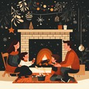 energetic, joyful instrumental for festive family holiday celebrations