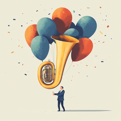 An energetic instrumental where the tuba takes center stage in a tango, infusing humor into a triumphant melody that brings smiles.