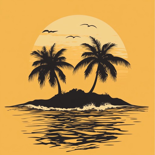 A serene, elegant tropical composition featuring the gentle sounds of steel drums. The music takes listeners to a peaceful island at sunset, where waves softly lap the shore and a warm breeze rustles the palm trees. Perfect for creating an ambiance of relaxation and tropical bliss.