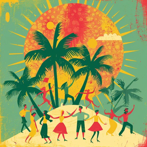 Imagine a sunny day on a magical island where everything feels light and playful. The rhythms of reggae underlie the joyful sounds of birds and waves, creating a feel good tune that makes you want to dance and smile. It's a musical escape to a carefree paradise.