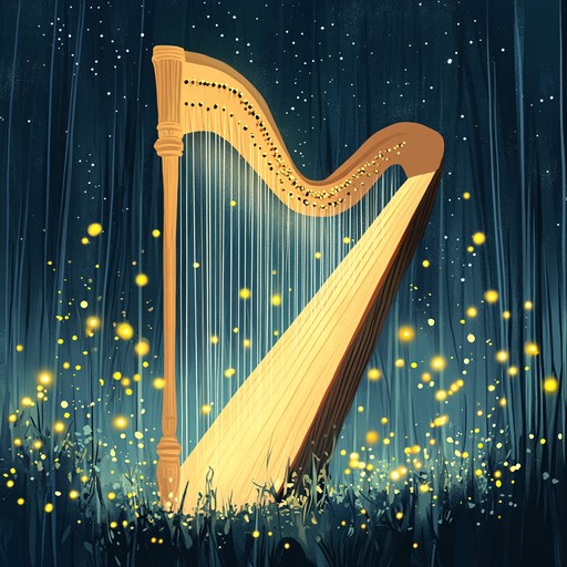 A calming harp melody that soothes the mind, helping listeners drift gently into a peaceful sleep with its soft and delicate tones.