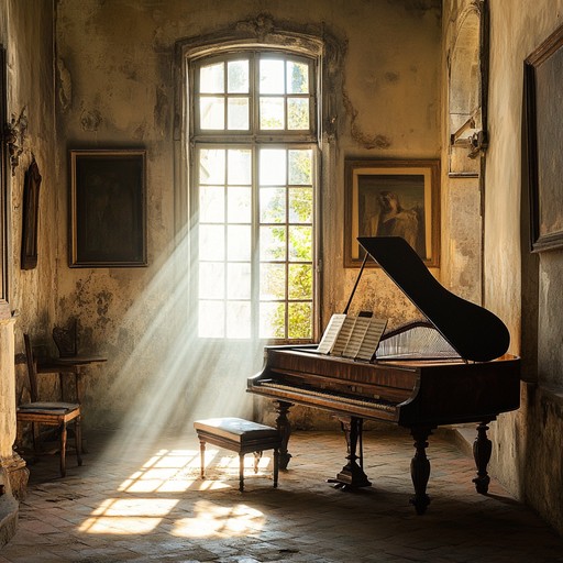 A beautiful melody carried by the harpsichord conjures vintage baroque elements with a nostalgic touch, transporting listeners to a cherished past.