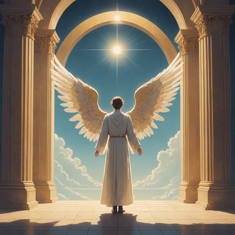 This instrumental track combines traditional gospel elements with a modern, symphonic twist to convey a feeling of spiritual ascension and divine connection, invoking the imagery of heaven's gates opening wide. With soul stirring dynamics and uplifting harmonies, the song encourages a feeling of hope and spiritual renewal.