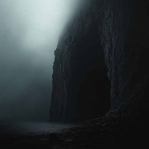 An instrumental piece that blends dark ambient soundscapes with echoes of ancient instruments, creating an eerie atmosphere reminiscent of exploring hidden, subterranean realms. The haunting melodies reverberate through shadowy caverns, evoking feelings of mystery and awe.