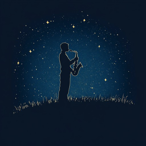 An instrumental swing tune that combines mellow saxophone melodies with gentle rhythms, capturing the essence of a relaxed evening under the stars. The soothing sounds create a comforting and laid back atmosphere reminiscent of a quiet night in a jazz club.