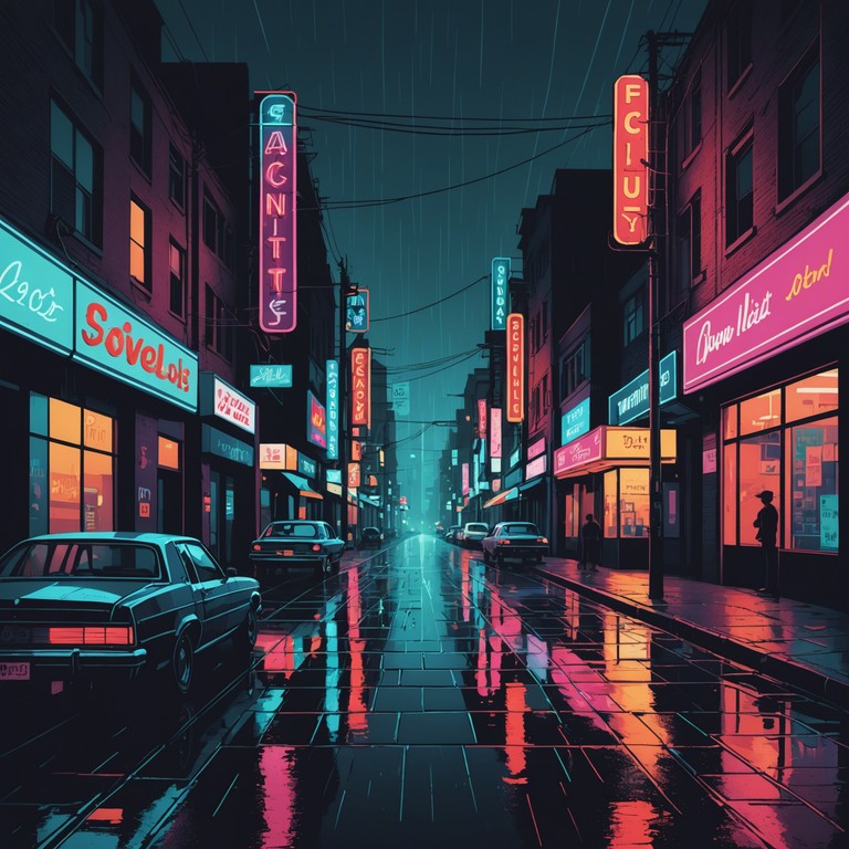 A gritty guitar instrumental, embodying the echo of urban landscapes. The track mimics the feel of walking through a dimly lit city street after a rainfall, with the sound of distant traffic and the occasional neon buzz. It conveys a sense of isolation within a sprawling metropolis.