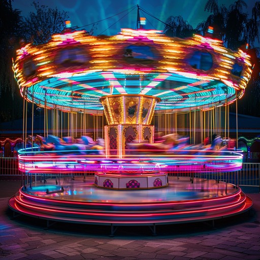 An uplifting instrumental invites listeners on a whimsical journey through a dreamlike carnival, complete with the nostalgic sounds of a vintage carousel organ. Enchanting melodies weave together to create an atmosphere of childlike wonder and playfulness, perfect for evoking a sense of joy and carefree delight.