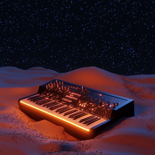 An evocative soundtrack that fuses nostalgic synthwave with traditional middle eastern instrumentation, creating an atmospheric journey across endless deserts and ancient cities.