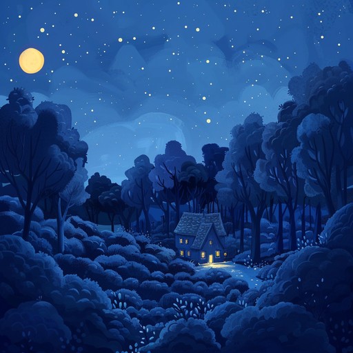 A tender, magical lullaby crafted with ambient textures and a hypnotic melody, perfect for gently leading children to sleep under a tranquil moonlit sky