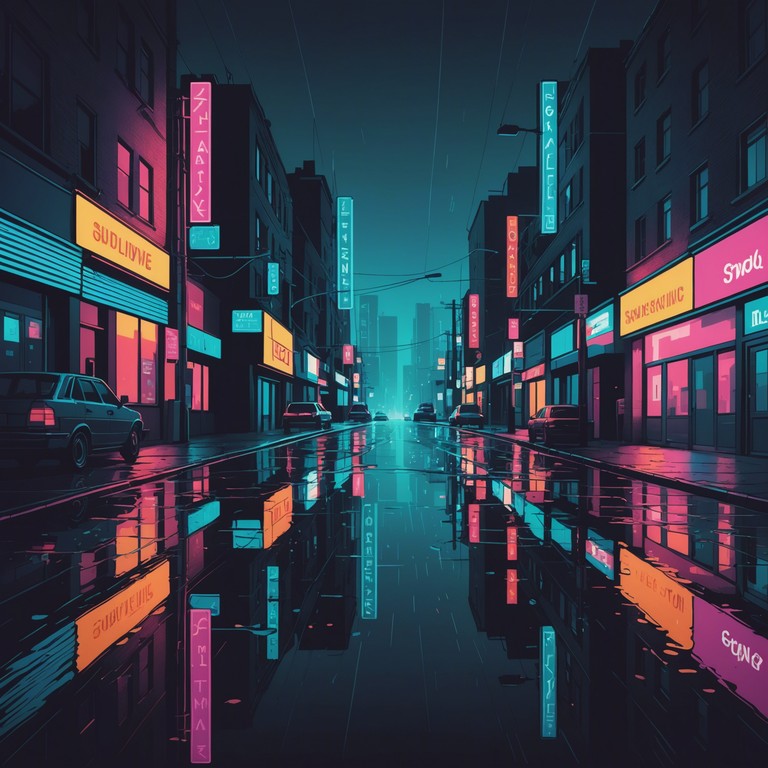 Imagine a song capturing the essence of a futuristic cityscape at night, where luminous neon lights pulse to the rhythm of euphoric pop beats. It's a track that embodies the exhilaration of exploring a digital world, combining modern sounds with a sense of endless possibilities.