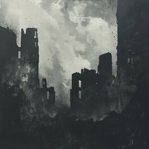 Imagine wandering through an abandoned, dystopian cityscape, crumbling buildings and shadows around every corner. The sound of heavy, grinding dubstep basslines reverberates through the empty streets, interspersed with eerie synthetic melodies. This track captures the intense desolation and sorrow of a long forgotten metropolis