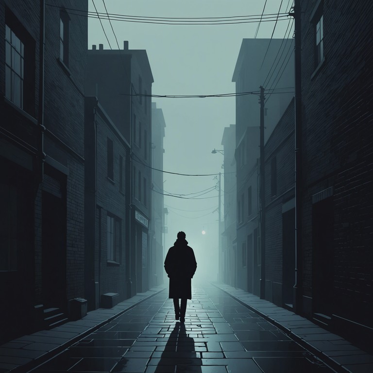 This track utilizes an underlying anxiety that builds through the simmering blend of electronic beats and distorted synths, creating the feeling of walking alone down a dark, fog filled urban alley. The sound intensifies the deeper you explore into this gritty soundscape, featuring an intermittent high pitched violin that seems to emulate the whispers of the city night.