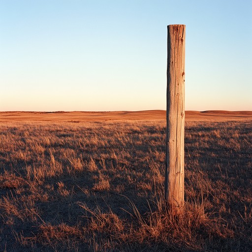 This instrumental country track captures the melancholic beauty of vast, empty plains. A single, mournful fiddle dominates the composition, weaving tales of loneliness and longing as it dances with subtle acoustic guitar strums and soft, distant harmonica notes. The piece swells and fades, reminiscent of wind sweeping across an open field, evoking deep feelings of nostalgia and sorrow.