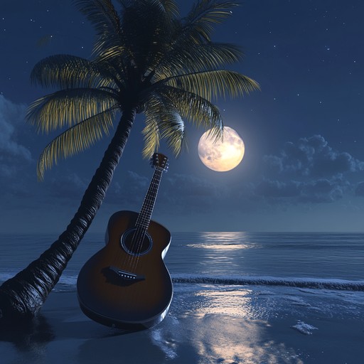 Experience the calm of a tropical night with this instrumental chill latin track, featuring mellow acoustic guitar harmonies and soft percussive elements that evoke a serene and calming atmosphere.