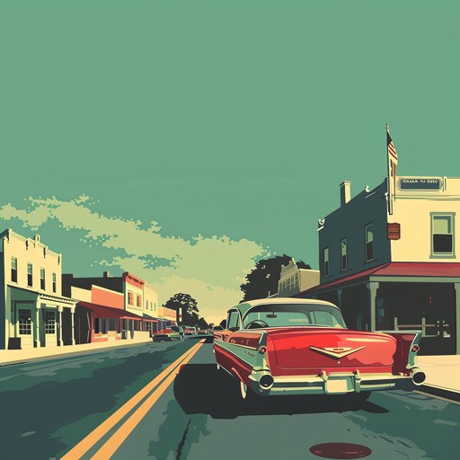 This lively instrumental captures the carefree spirit of the 1950s, with its upbeat tempo and classic rock and roll sound. Imagine cruising down main street in a convertible, the warm breeze in your hair, as you nod your head to the infectious melody. The song features a prominent electric guitar riff, backed by a swinging rhythm section of drums, bass, and piano. It's the perfect soundtrack for a trip down memory lane or a retro-themed party.