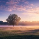 a cheerful ambient piece capturing the beauty of tranquil sunrise