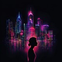 heartwarming cyberpunk song with futuristic vibes and emotional depth.