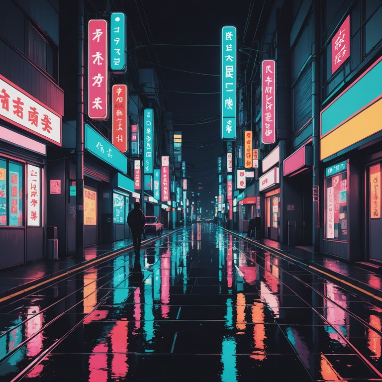 In this track, vibrant synths blend with the palpable energy of tokyo's nightlife. The composition captures the essence of walking through shibuya's neon lit streets, feeling the rhythm of the city pulse through the crowd. A mixture of traditional japanese instruments and modern electronic beats creates a compelling soundscape that is both familiar and exhilarating