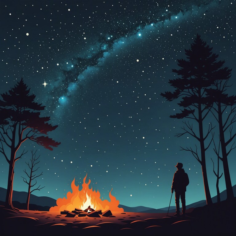 Imagine sitting close to a flickering fire under a starlit sky, with nothing but the sound of an acoustic guitar narrating stories of yore. This song is a tribute to those moments of personal connection and timeless peace.