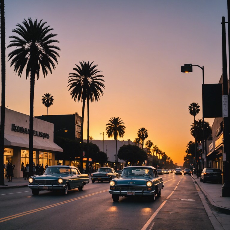 Recapturing the vibrant vibes of 1950s sunset boulevard, this track features a strong oldies influence, blending the nostalgic sound of a wurlitzer with upbeat rhythms to evoke the carefree era of classic cars and diners. Ideal for invoking a sense of nostalgia and joy, it is both reflective and energetic, perfect for a modern take on the old time joyrides.